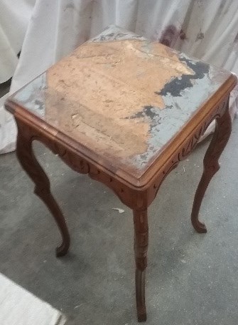 Restoring shabby chic table